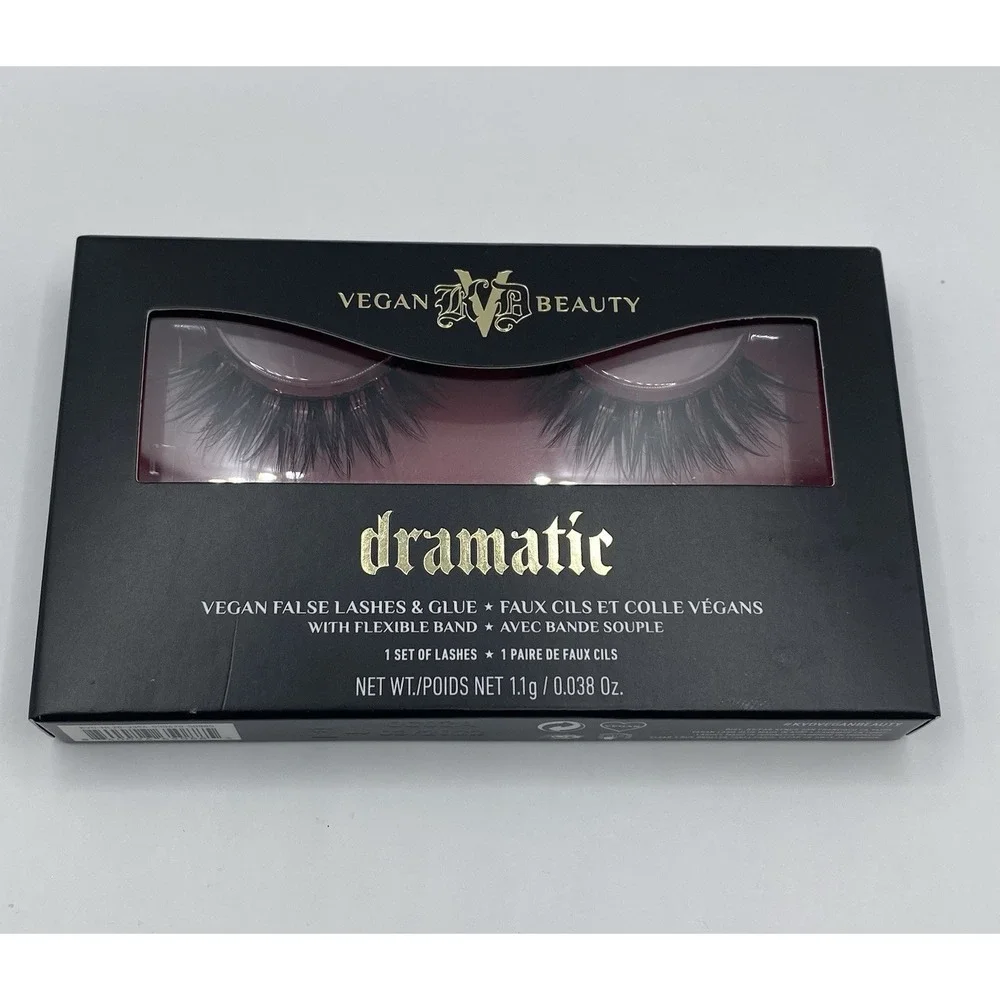 KVD Beauty Kat Von D Go Big or Go Home Vegan Dramatic False Lashes & Glue Black